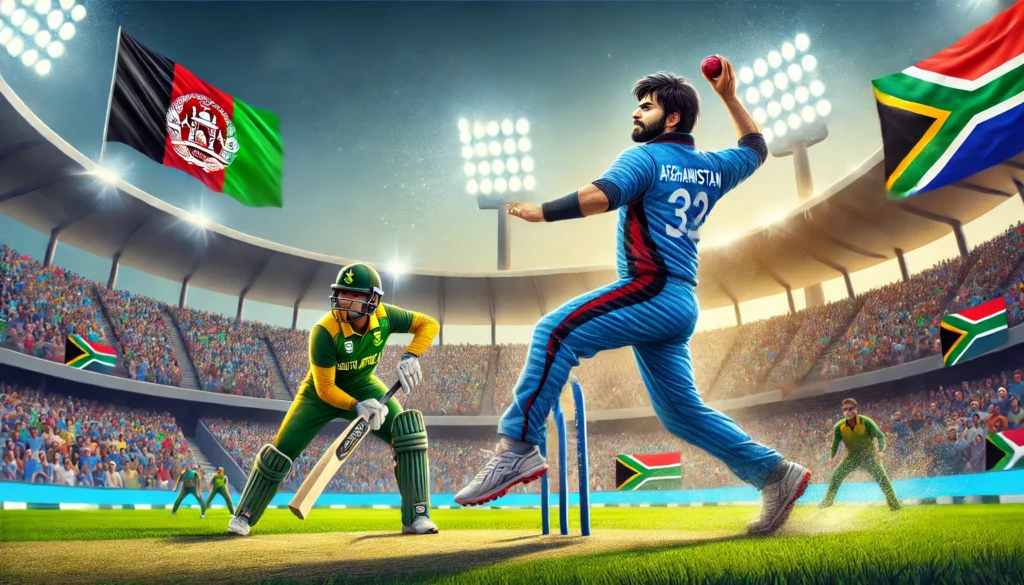 2️⃣ Afghanistan vs. South Africa Match Image: