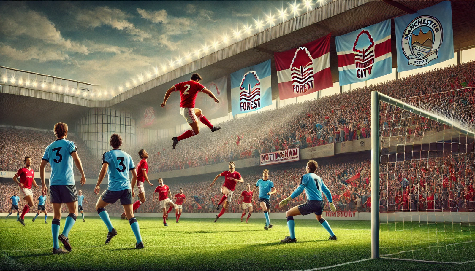 Nottingham Forest vs Manchester City ai image