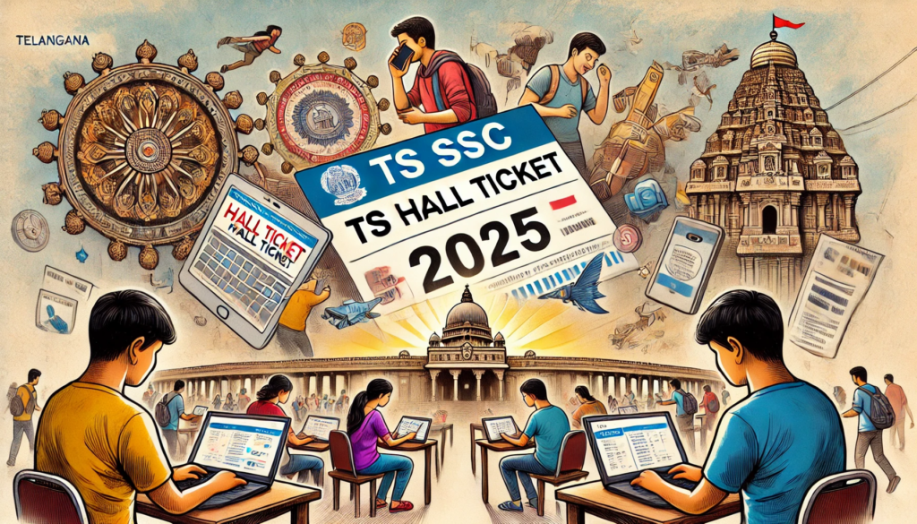 TS SSC Hall ticket image